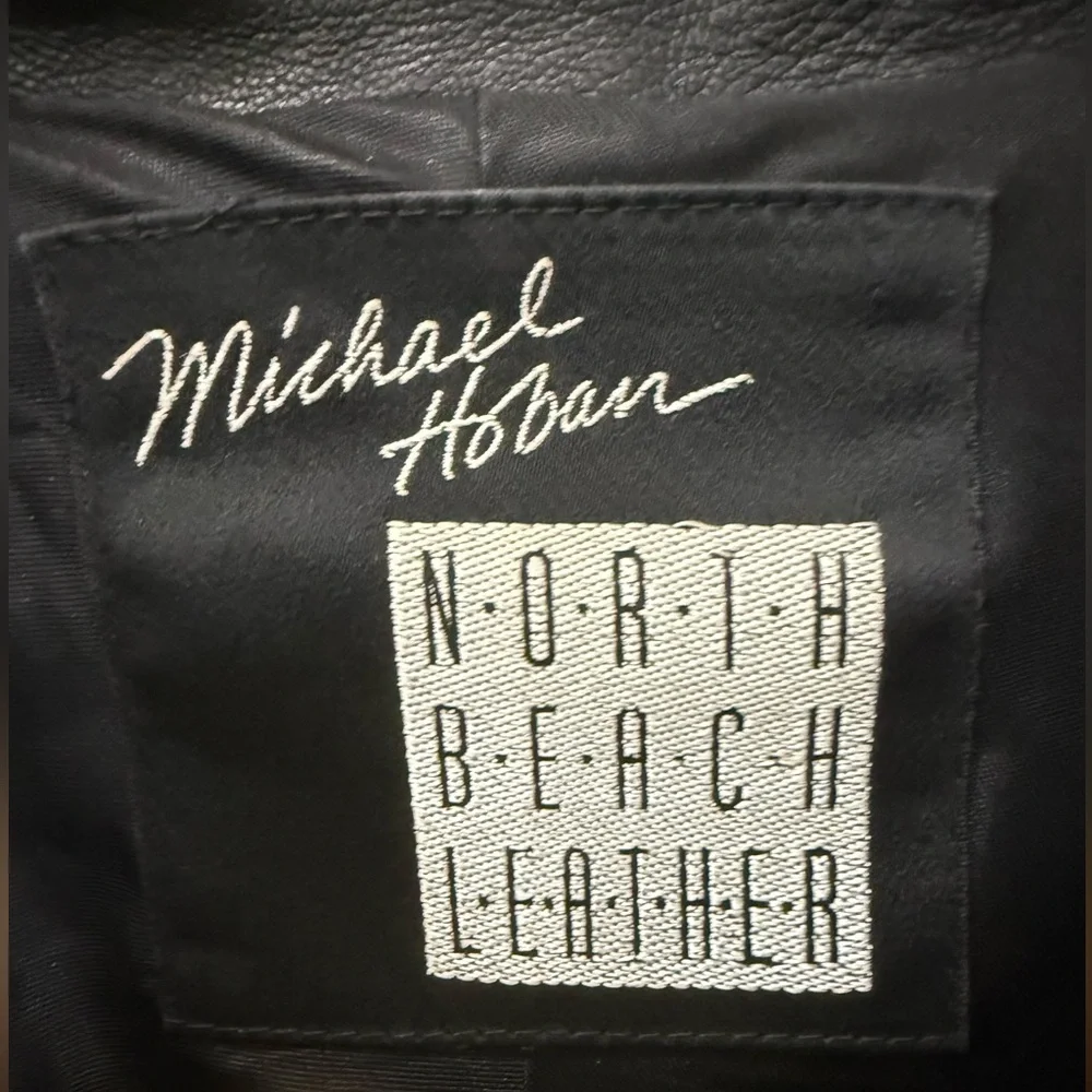 Vintage John Lennon Custom Black Leather Jacket - Picture 4 of 8